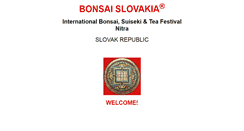 Desktop Screenshot of bonsai-slovakia.sk
